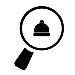 Bonnet dans une loupe