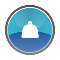 Bonnet dans un bouton