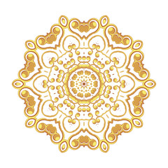 Vintage golden pattern for the cards