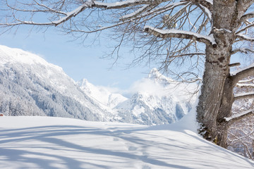 Winter in den österreischischen Alpen