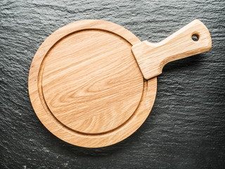 Empty chopping wooden board.