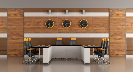 Contemporary boardroom
