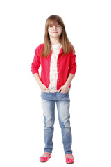 Fototapeta premium Adorable little girl portrait