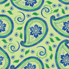 Seamless pattern "paisley" or "buta"