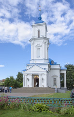 Fototapeta premium Belarus, Baranovichi: orthodox Pokrovsky Cathedral.