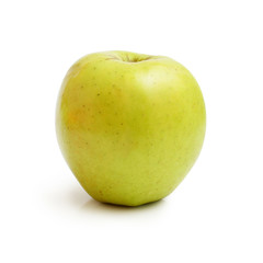 yellow Apple on white background