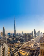 Foto op Canvas Aerial view of Dubai © Sergii Figurnyi