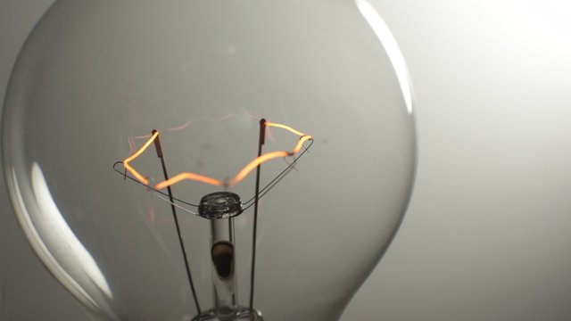 A light bulb turning on - Idea, inspiration