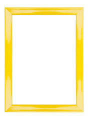 yellow frame abstract background has clipping path