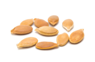 pumpkin seeds isolated