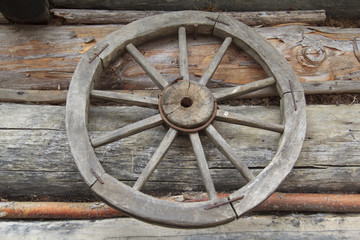 Fototapeta na wymiar Vintage Rural Wheel