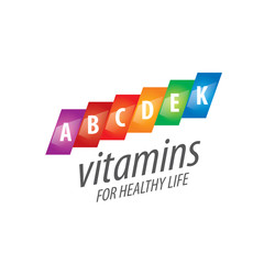 vector logo vitamins