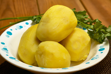 boiled potatoes