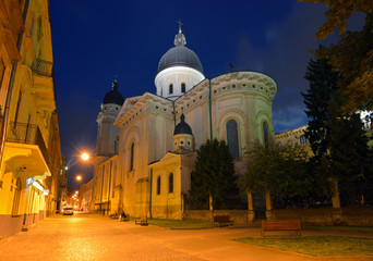 Fototapeta na wymiar Church of Transfiguration in Lviv