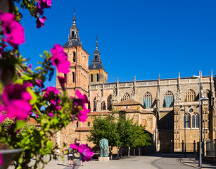  Cathedral of Astorga in summer