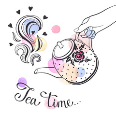 Tea party invitation