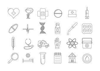 Medical icons set
