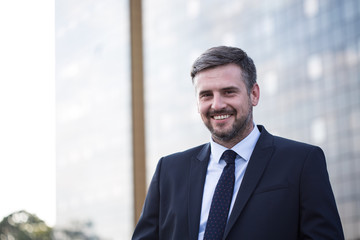 Middle aged businessman