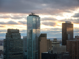 Fototapeta premium Wolkenkratzer Silhouette 