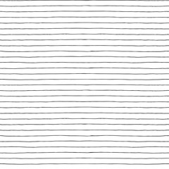 Seamless vector hand drawn minimalistic striped pattern