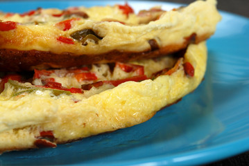 omelet with peppers