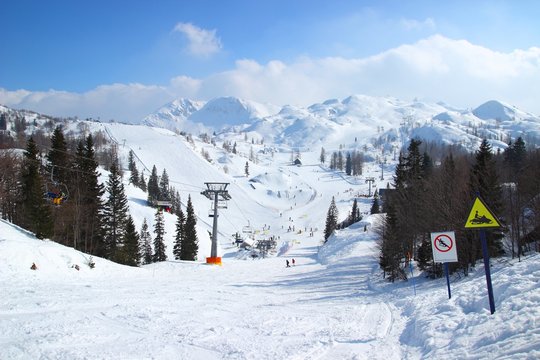 Ski resort Vogel in Slovenia
