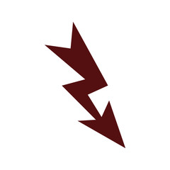 Lightning icon flat