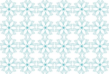 Simple blue and white geometric vector pattern