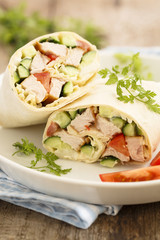 Chicken wraps