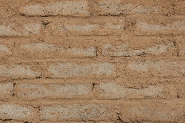 clay bricks wall