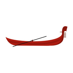 Gondola icon, flat style © juliars