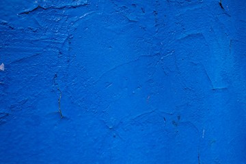 Wall painted blue 