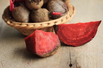 fresh beetroot