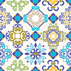 Oriental pattern tile. 