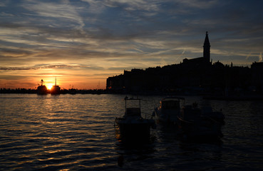 Fototapeta premium Rovinj, abends