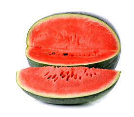 watermelon  on the  white  back ground