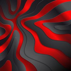 Vector waves colorful background.