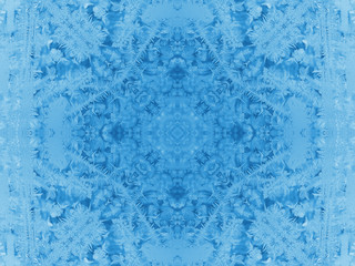 Abstract ice pattern