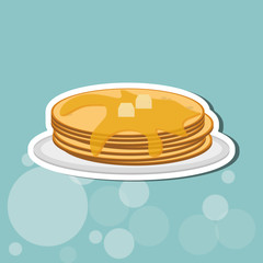 Breakfast design , vector illustration