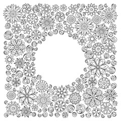 Pattern for coloring book.