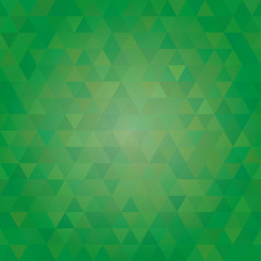 abstract seamless sample of the repeating green triangles of ele