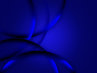 Blue smooth twist light lines background