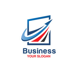 modern Marketing and Finance logo concept business.