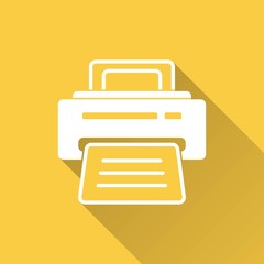 Printer - vector icon.