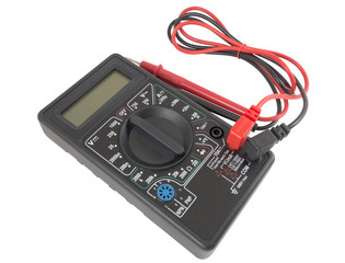 Fototapeta premium Black color digital multimeter