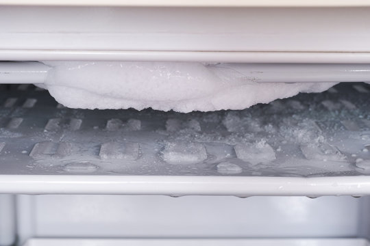 Ice in freezer