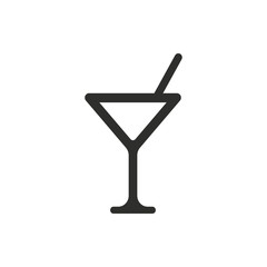 Cocktail - vector icon.
