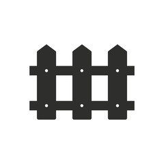 Fence - vector icon.