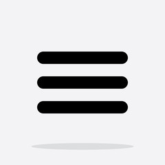 Menu Icon in Vector