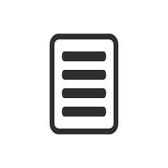 Menu  - vector icon.